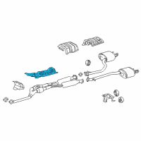 OEM 2019 Lexus GS350 INSULATOR, Front Floor Diagram - 58158-30070