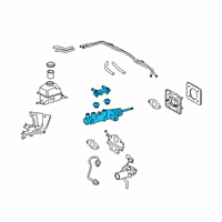 OEM 2015 Toyota Highlander Master Cylinder Reservoir Diagram - 47201-48210