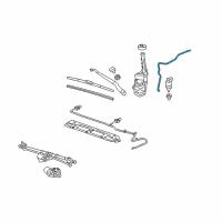 OEM Chevrolet Camaro Hose Asm-Windshield Washer Pump Diagram - 92214708