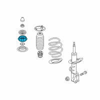 OEM 2016 Hyundai Accent Insulator Assembly-Strut Diagram - 54611-1J000