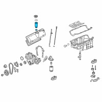 OEM Pontiac G6 Filler Tube Diagram - 12582073