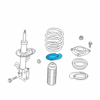 OEM 2020 Nissan NV200 Front Spring Rubber Seat Lower Diagram - 54035-9AM0A