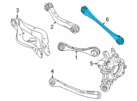 OEM 2021 BMW M340i TRACK STRUT WITH RUBBER MOUN Diagram - 31-10-6-879-659