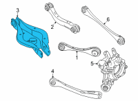 OEM 2021 BMW M340i ROLL-OVER STRUT WITH RUBBER Diagram - 33-32-6-886-448