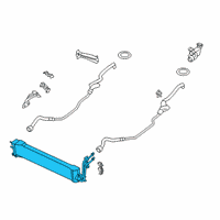 OEM BMW X6 Transmission Oil Cooler Diagram - 17-21-8-697-884