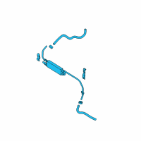 OEM 2018 Nissan Titan Oil Cooler Assembly - Power Steering Diagram - 49790-EZ50D
