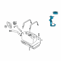 OEM Jeep Cherokee Module-Fuel Pump/Level Unit Diagram - RL012952AE