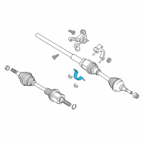 OEM Lincoln MKZ Mount Bracket Clamp Diagram - 4S4Z-3N324-AA