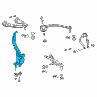 OEM 2015 Acura RLX Knuckle, Right Front Diagram - 51210-TY2-A01