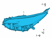 OEM 2022 Toyota Sienna Composite Assembly Diagram - 81110-08110