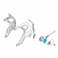 OEM 2010 Kia Rondo Spring-Outer Diagram - 815971D000