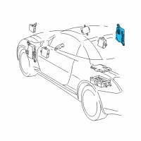 OEM 2006 Lexus SC430 Block, Passenger Side Junction Diagram - 82730-24032