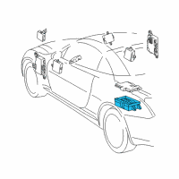 OEM Lexus SC430 Block Assy, Luggage Room Junction Diagram - 82670-24095