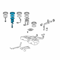 OEM Honda Accord Filter Set, Fuel Diagram - 17048-T2A-L00