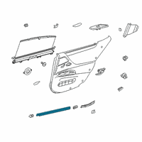 OEM 2020 Lexus ES350 WEATHERSTRIP, RR Doo Diagram - 68174-06220