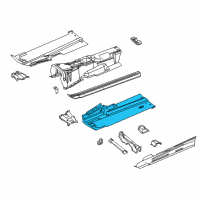 OEM Chrysler Crossfire Pan-Front Floor Diagram - 5103157AB