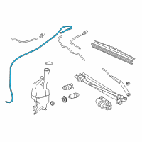 OEM Lexus ES350 Hose, Water Diagram - 90068-33275