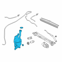 OEM 2016 Lexus ES300h Jar, Washer, A Diagram - 85315-33461