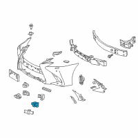 OEM 2020 Lexus IS300 Sensor, Ultrasonic Diagram - 89341-78010-B3