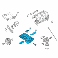 OEM Ford Mustang Oil Pan Diagram - FR3Z-6675-A