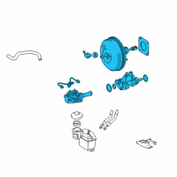 OEM 2004 Toyota Sienna Booster Assembly Diagram - 47200-08071