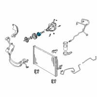 OEM 1997 Chevrolet Camaro Clutch Coil Assembly Diagram - 89019185