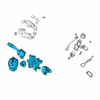 OEM 2007 Kia Spectra Switch Assembly-Multifunction Diagram - 934102F115