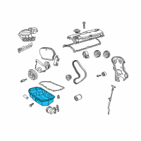 OEM 2008 Chrysler PT Cruiser Pan-Engine Oil Diagram - 4884385AE