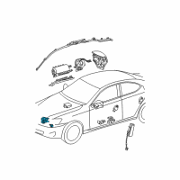OEM 2014 Lexus IS F Sensor,Air Bag, Front Diagram - 89173-39415