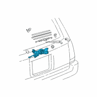 OEM 1998 Toyota 4Runner Rear Motor Diagram - 85130-35070