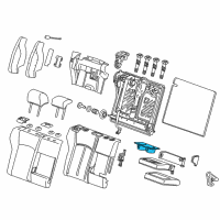 OEM 2011 Chevrolet Cruze Cup Holder Diagram - 95217940