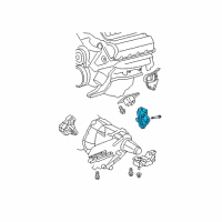 OEM Chrysler INSULATOR-Engine Mount Diagram - 52855539AE