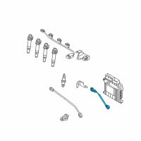 OEM 2010 Kia Rio Sensor-Knock Diagram - 3925026900