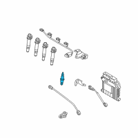 OEM Kia Rio Spark Plug Assembly Diagram - 1882311101
