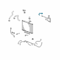 OEM 2008 Acura MDX Tube C, Reserve Tank Diagram - 19105-RYE-A00