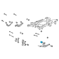 OEM 2019 Cadillac XTS Suspension Crossmember Front Bushing Diagram - 22934678