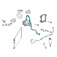 OEM 2016 Dodge Viper A/C SUCTION Diagram - 5264988AJ