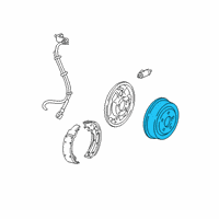 OEM Ford Explorer Sport Trac Drum Diagram - 1L5Z-1126-BA