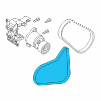 OEM Hyundai Ribbed V-Belt Diagram - 25212-2GPA0