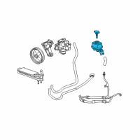 OEM Cadillac CTS Reservoir Diagram - 15285644