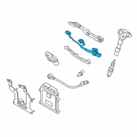 OEM 2019 Kia K900 Ignition Coiling Harness Diagram - 273123L005