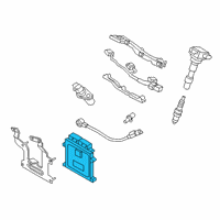 OEM 2019 Kia K900 Engine Ecm Control Module Diagram - 391243LLN0