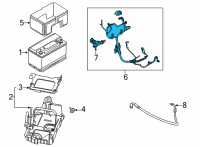 OEM 2021 Ford F-150 CABLE ASY - BATTERY TO BATTERY Diagram - ML3Z-14300-AA