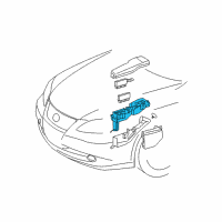 OEM 2011 Lexus ES350 Block Assy, Engine Room Relay Diagram - 82740-33010