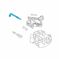 OEM Lincoln Wrench Diagram - DM5Z-17032-A