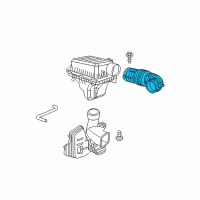 OEM 2009 Chrysler 300 Clean Air Duct Diagram - 4861960AA