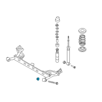 OEM 2019 Nissan Versa Nut Diagram - 54588-0M008