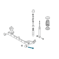 OEM 2019 Nissan Leaf Bolt Diagram - 55222-3NA0A