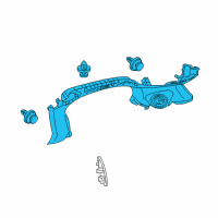 OEM Acura Garnish Complete (Gray) Diagram - 84130-TL7-A03ZA