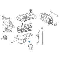 OEM Toyota Oil Filter Union Diagram - 90904-04002